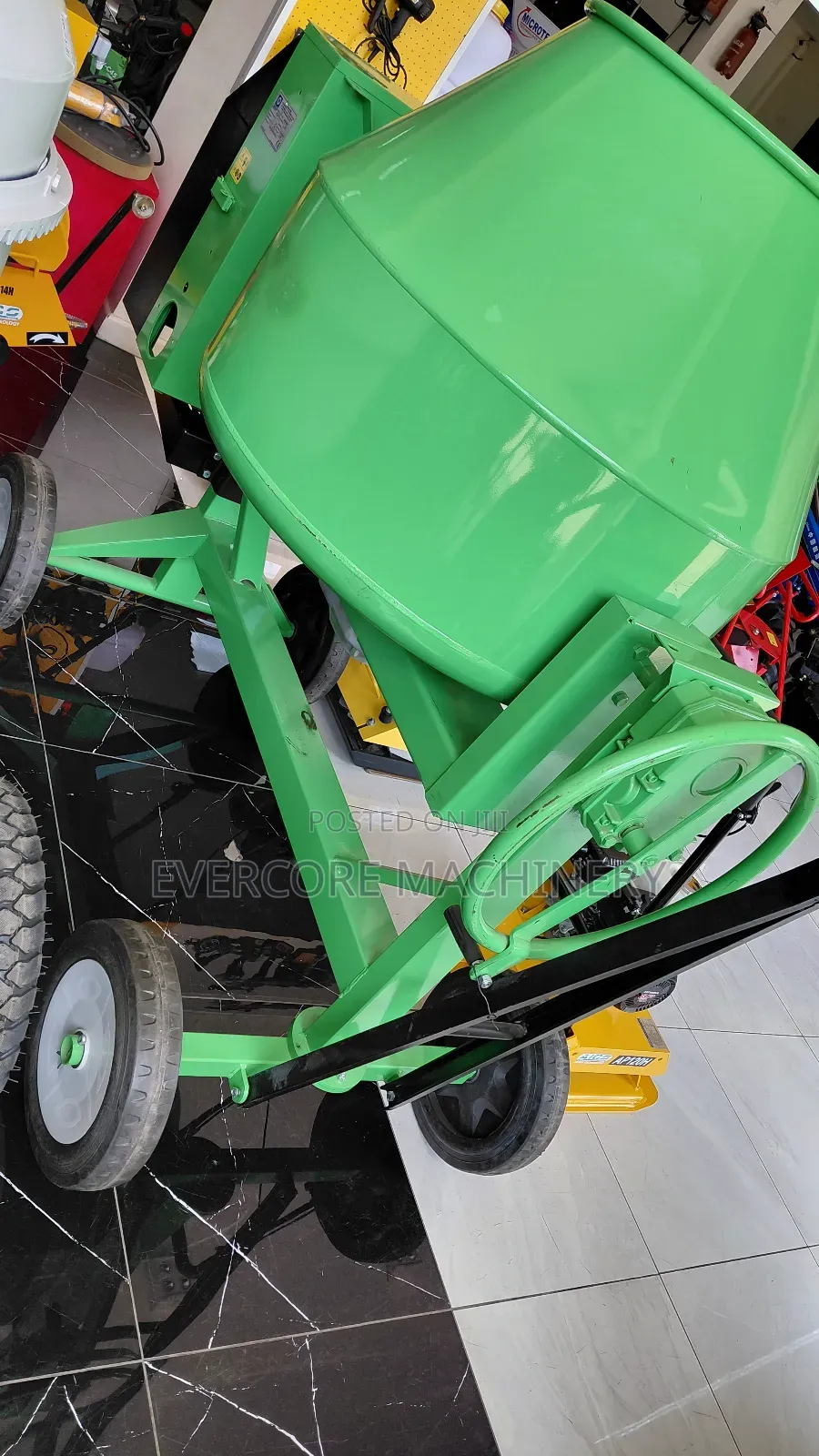 Italy Concrete Mixer 500litres Diesel Powered 10hp.