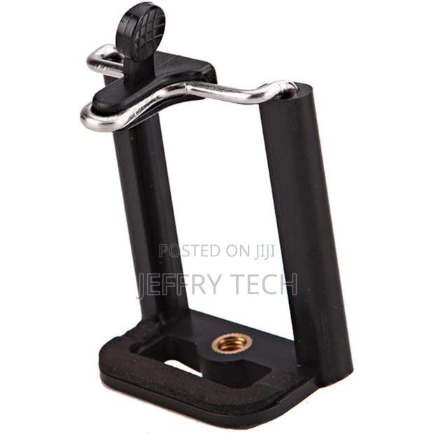Adjustable Clip Tripod Mount Head for iPhone 12 Mini 11 Pro Max Xs Xr - thumbnail 4