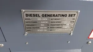 Hisaki Japan 24kw/30kva Brand New Diesel Silent Generator.