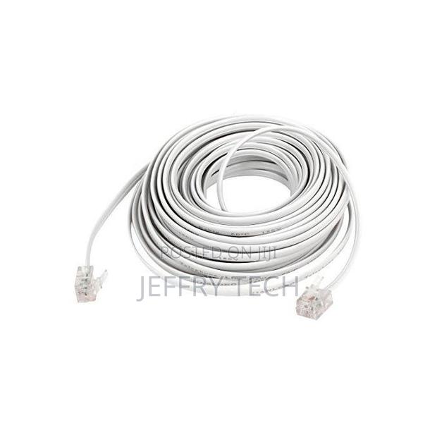Cable Telephone 20 Meter - White