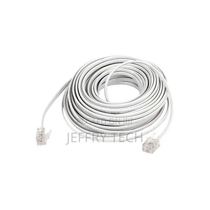 Cable Telephone 20 Meter - White