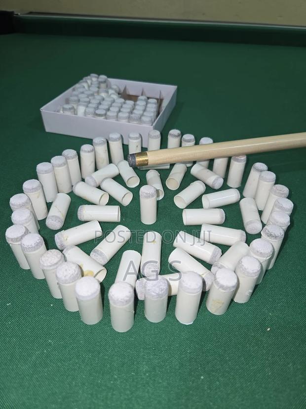 Tip Plastic Rubber for Pool Table Stick White 2.5cm Long 2025a Pool
