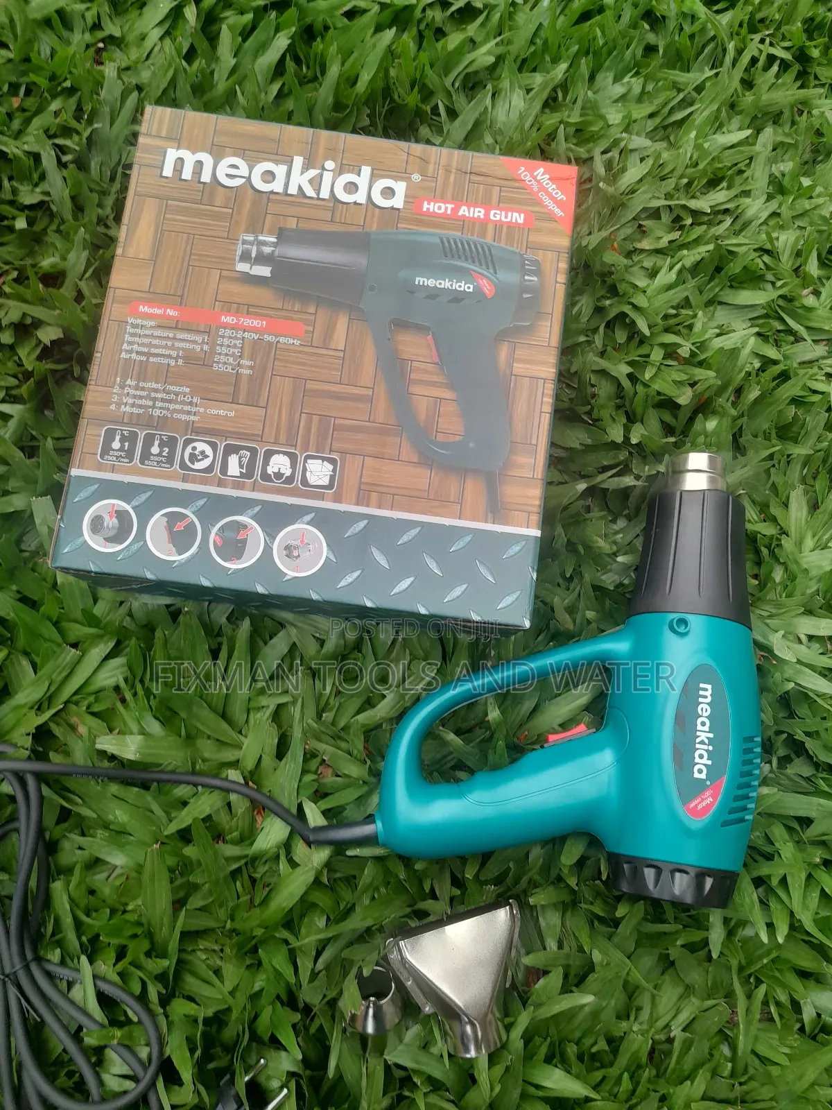 New Meakida Heat Gun #Hot Air Gun 2000w