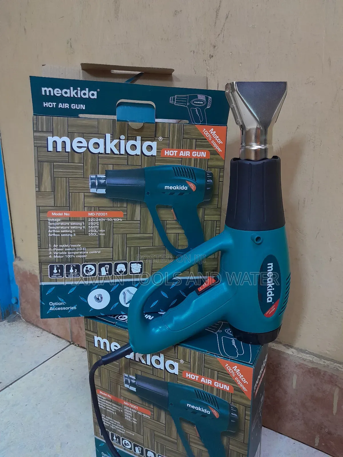 Meakida Water Sealer Heat Gun 2000 Watts