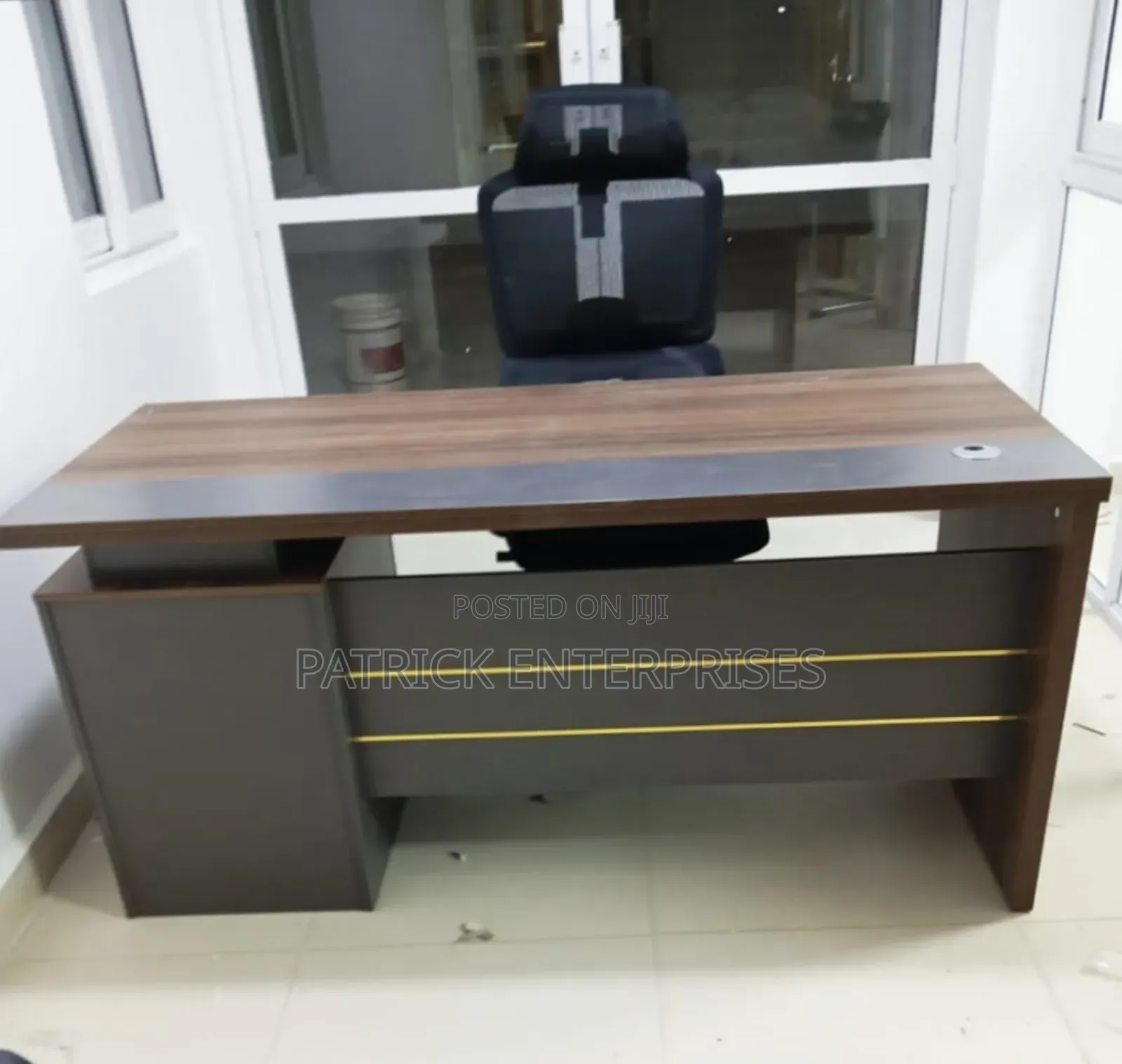 Executive Director Office Desk + Orthopedic Office Chair