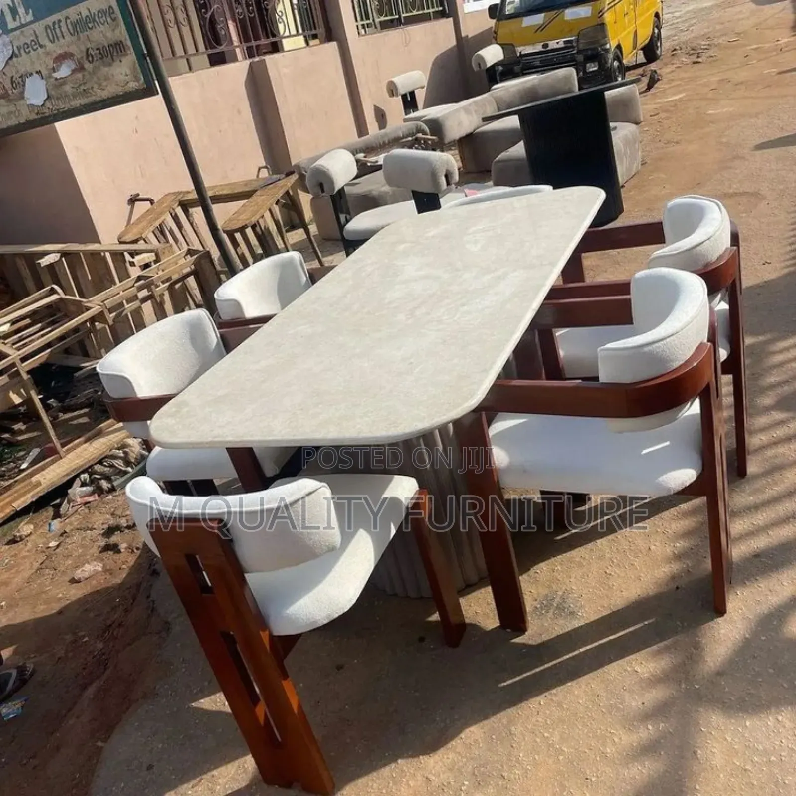 6 Seater Classic Wooden Frame Dining Sets