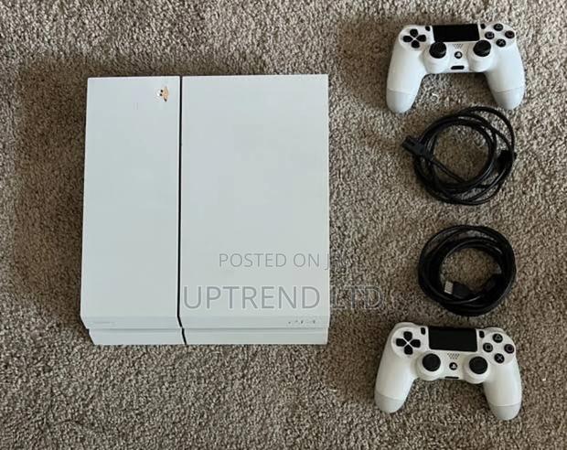 Sony / White Playstation 4 Slim Standard Two Controllers - main view
