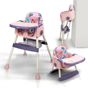 3-in-1 Adjustable Baby High Chair With Tray