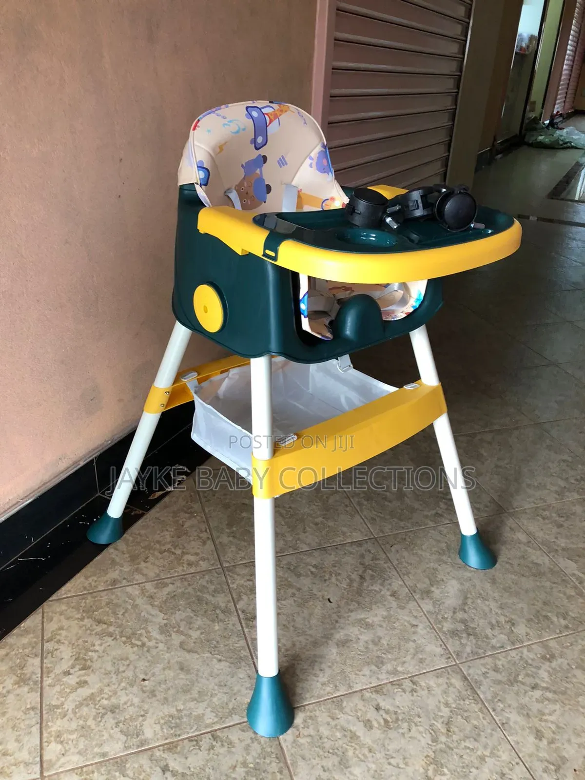 3-in-1 Adjustable Baby High Chair With Tray