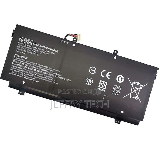 Genuine Hp Sh03xl Battery, Spectre X360 13-W0 Series-Black