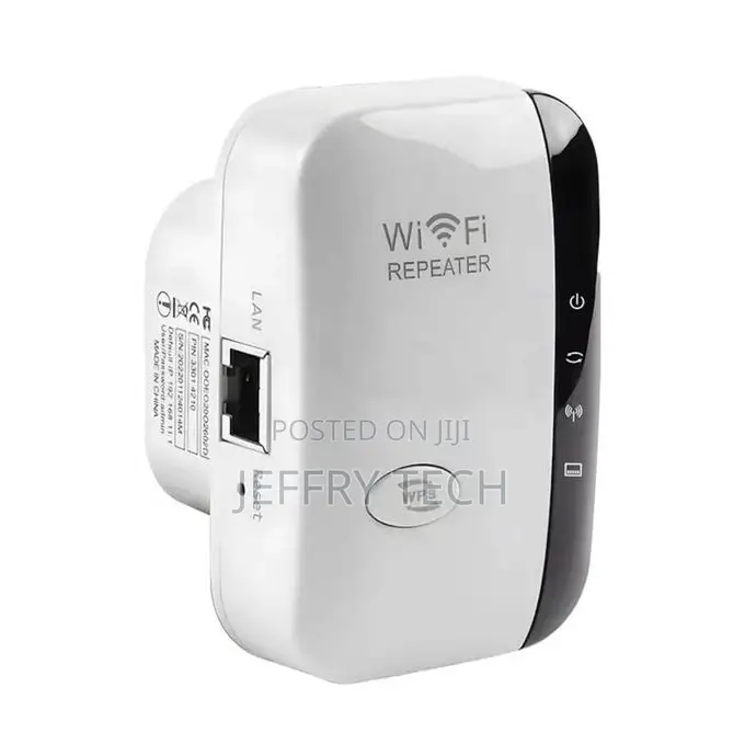 Indoor Wireless Wifi Repeater Wifi Extender 300mbps - White