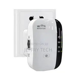 Indoor Wireless Wifi Repeater Wifi Extender 300mbps - White