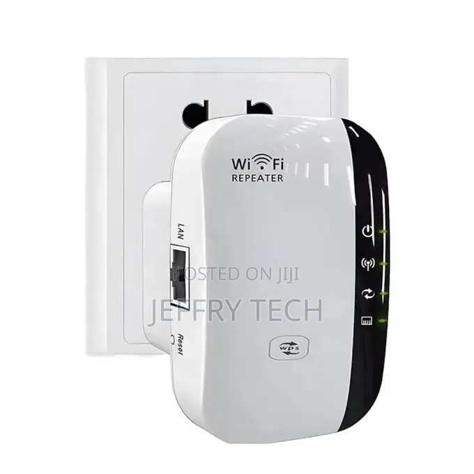 Indoor Wireless Wifi Repeater Wifi Extender 300mbps - White