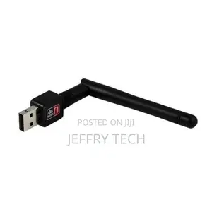 Black Usb Wireless Wifi Adapter 2.4ghz 300mbps - Black