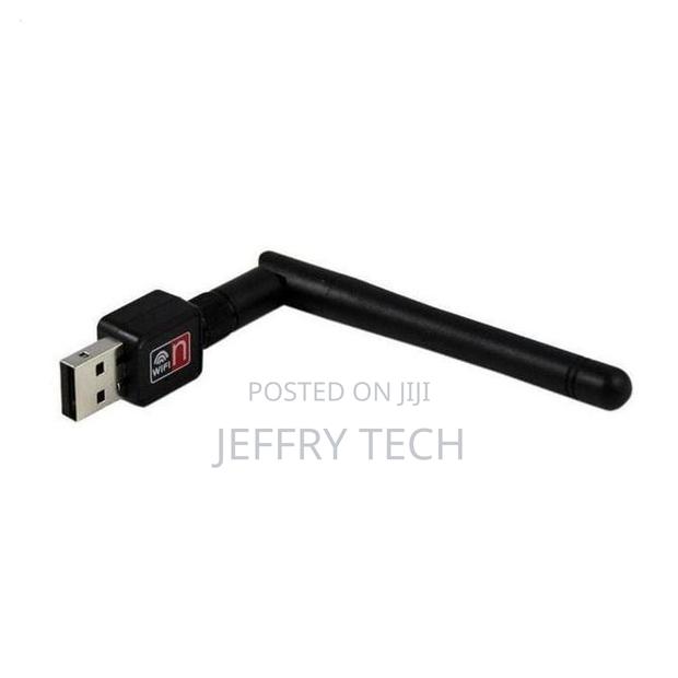 Black Usb Wireless Wifi Adapter 2.4ghz 300mbps - Black - thumbnail 2
