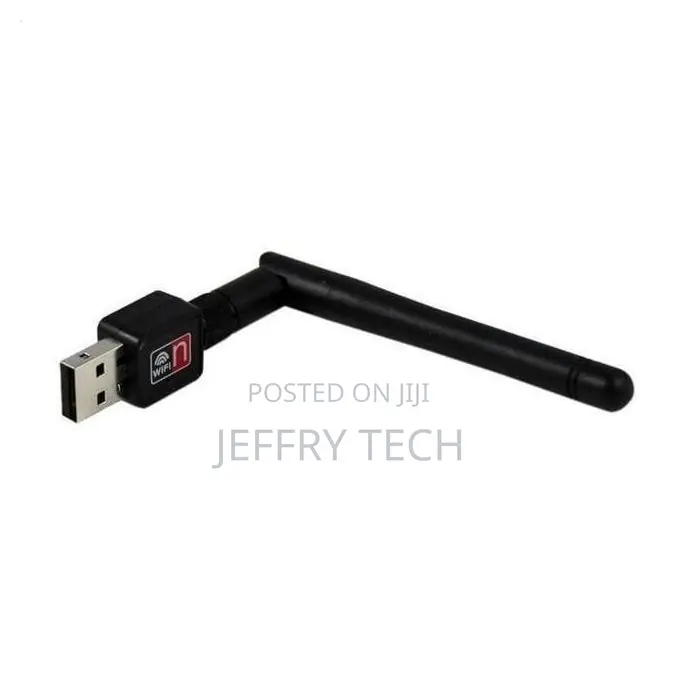 Black Usb Wireless Wifi Adapter 2.4ghz 300mbps - Black