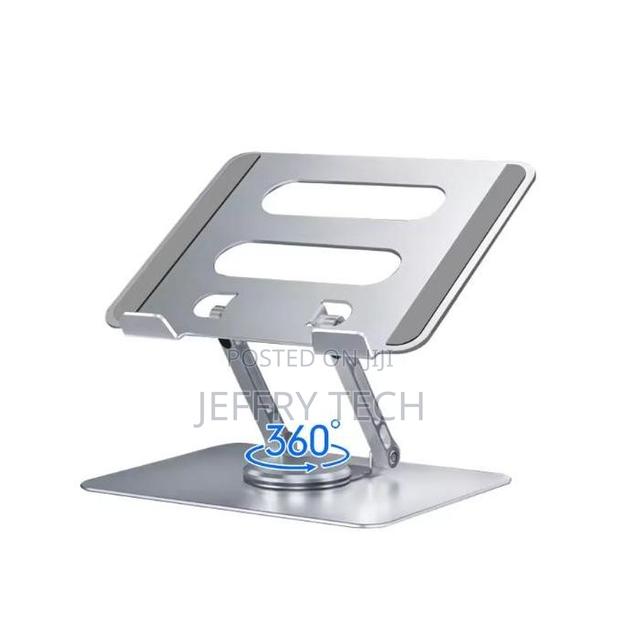 360 Rotate Foldable Notebook Stand Holder Aluminum Alloy Adjustable La
