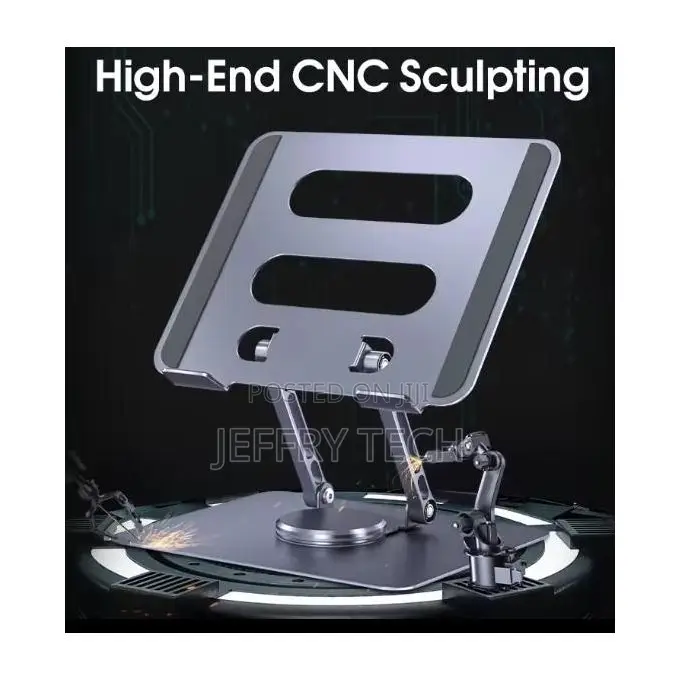 360 Rotate Foldable Notebook Stand Holder Aluminum Alloy Adjustable La