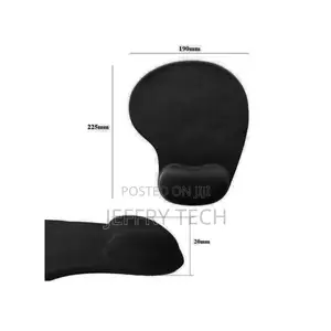 Comfort Gel Mouse Pad Non-Slip Skid Resistant - Black