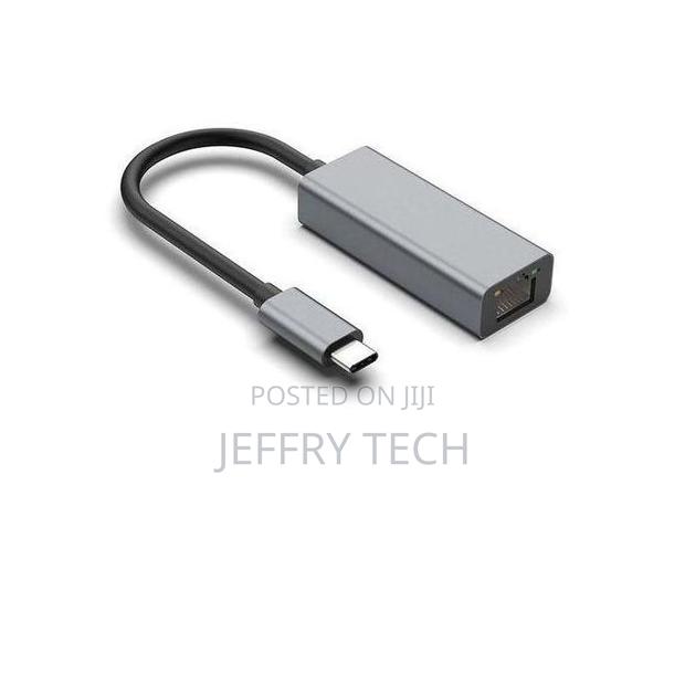 Usb Type C to Gigabit Rj45 Lan Ethernet Network Adapter Upto 1000mbps - thumbnail 2