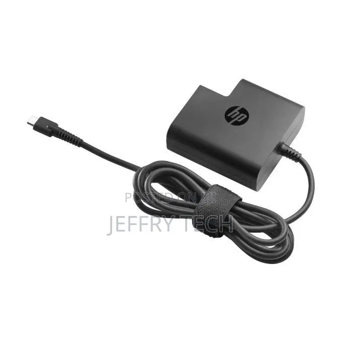 Hp Original Usb Type-C Laptop Charger - Black