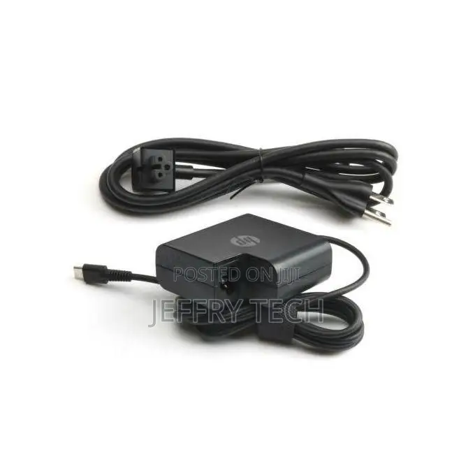 Hp Original Usb Type-C Laptop Charger - Black