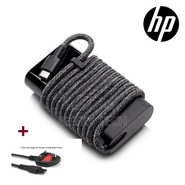 Hp Slim 65w Usb C Type C Nylon Braided Laptop Charger for Spectre, Env