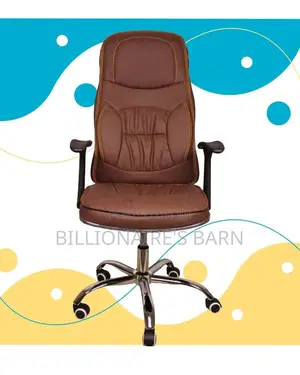 Ergonomic Executive Leather Chair (Adjustable) — Hot Deal