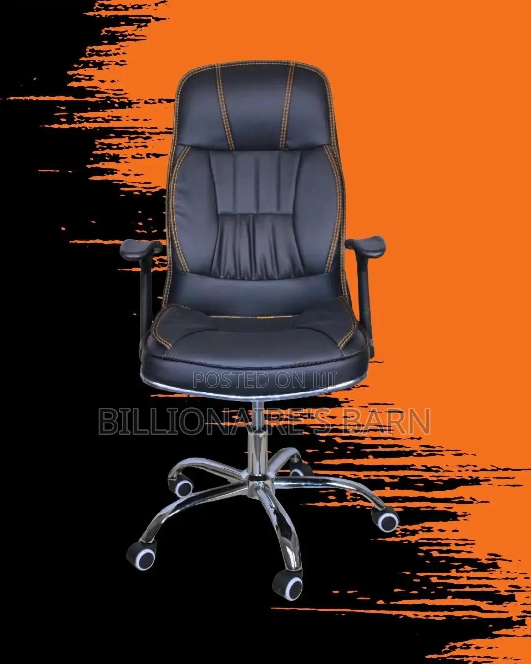 Executive Leather Office Chair (Heavy-duty) — Price Drop Today