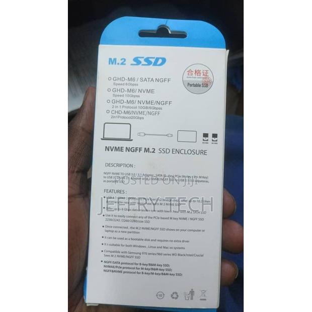 Usb3.1 to Pci-E Nvme SSD Enclosure Type-C 10gs M.2 SSD Disk External - thumbnail 2