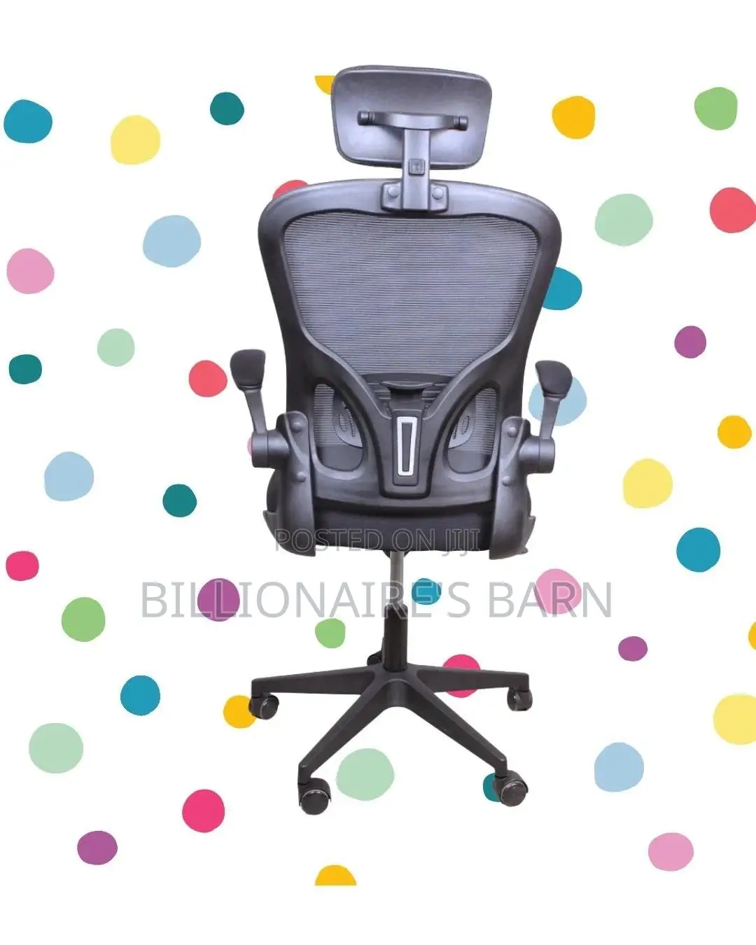 Plush Grey Ergonomic Office Chair | Tilt Lock Mechanism