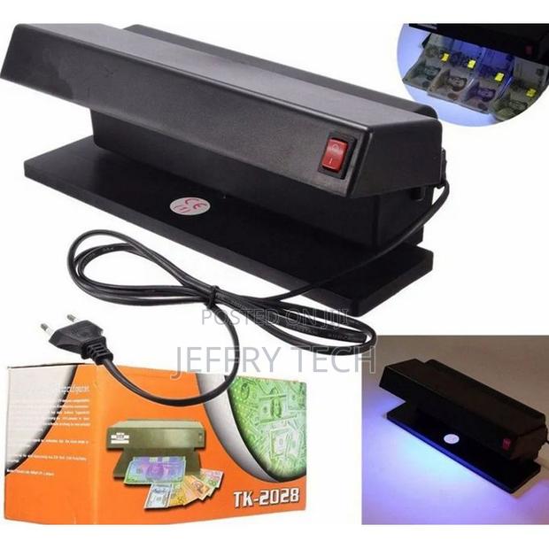 Tk-2028 Counterfeit Money Detector - Black