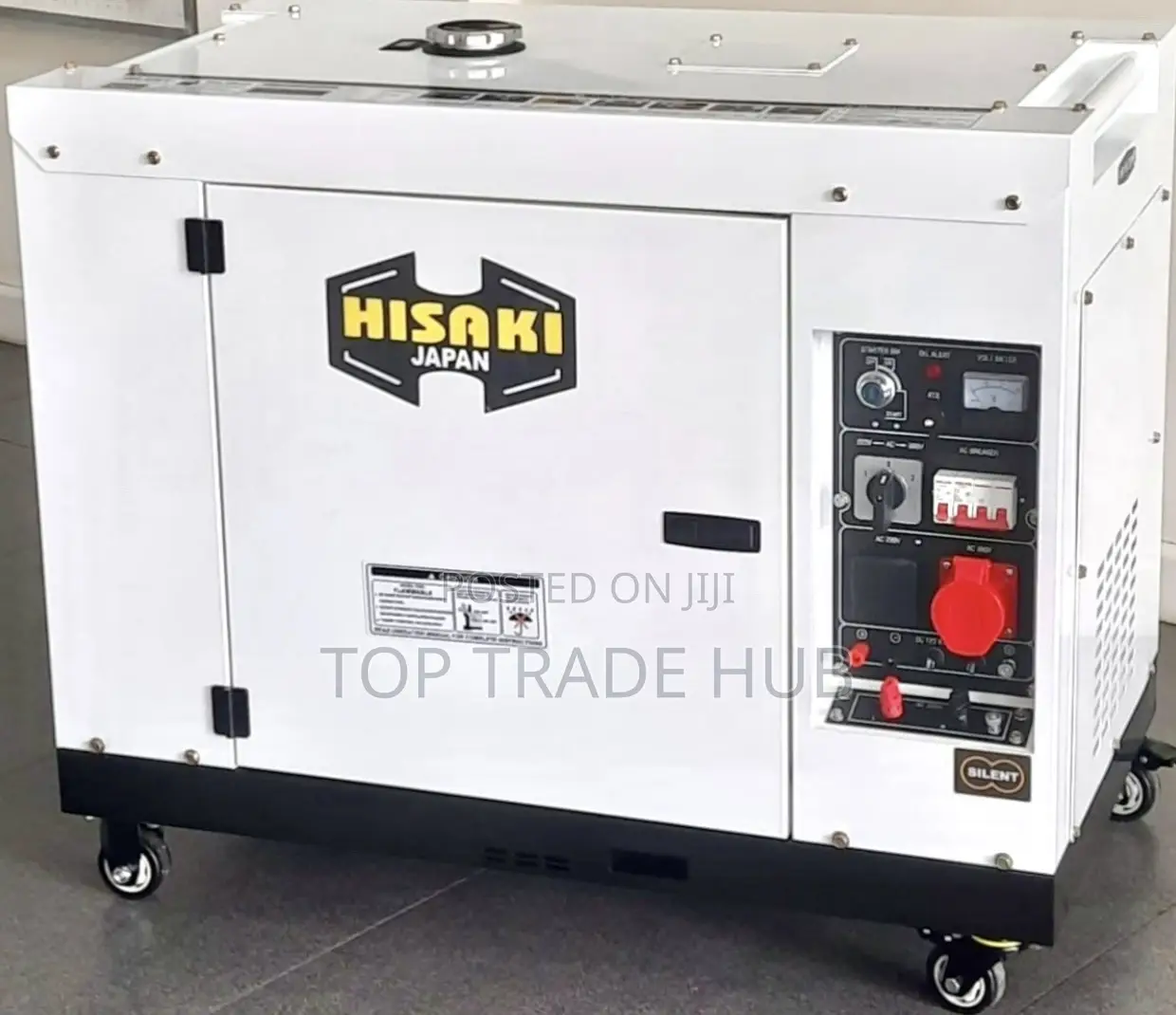 Hisaki Japan Silent Diesel 18kva Double Switch (Single & Three Phase)