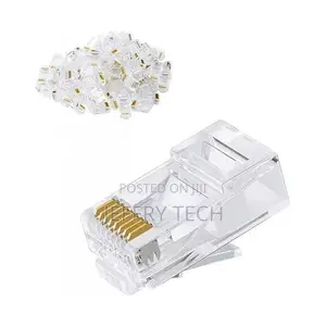 Rj45 Cat5 Cat5e Ethernet Network Connector ( 100pcs) Pack