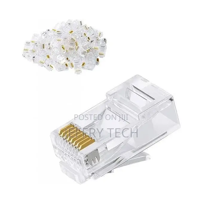 Rj45 Cat5 Cat5e Ethernet Network Connector ( 100pcs) Pack