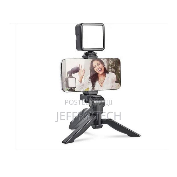 Video Making, Vlogging Kit Bluetooth Remote, Mic, Mini Tripod Stand, - main view