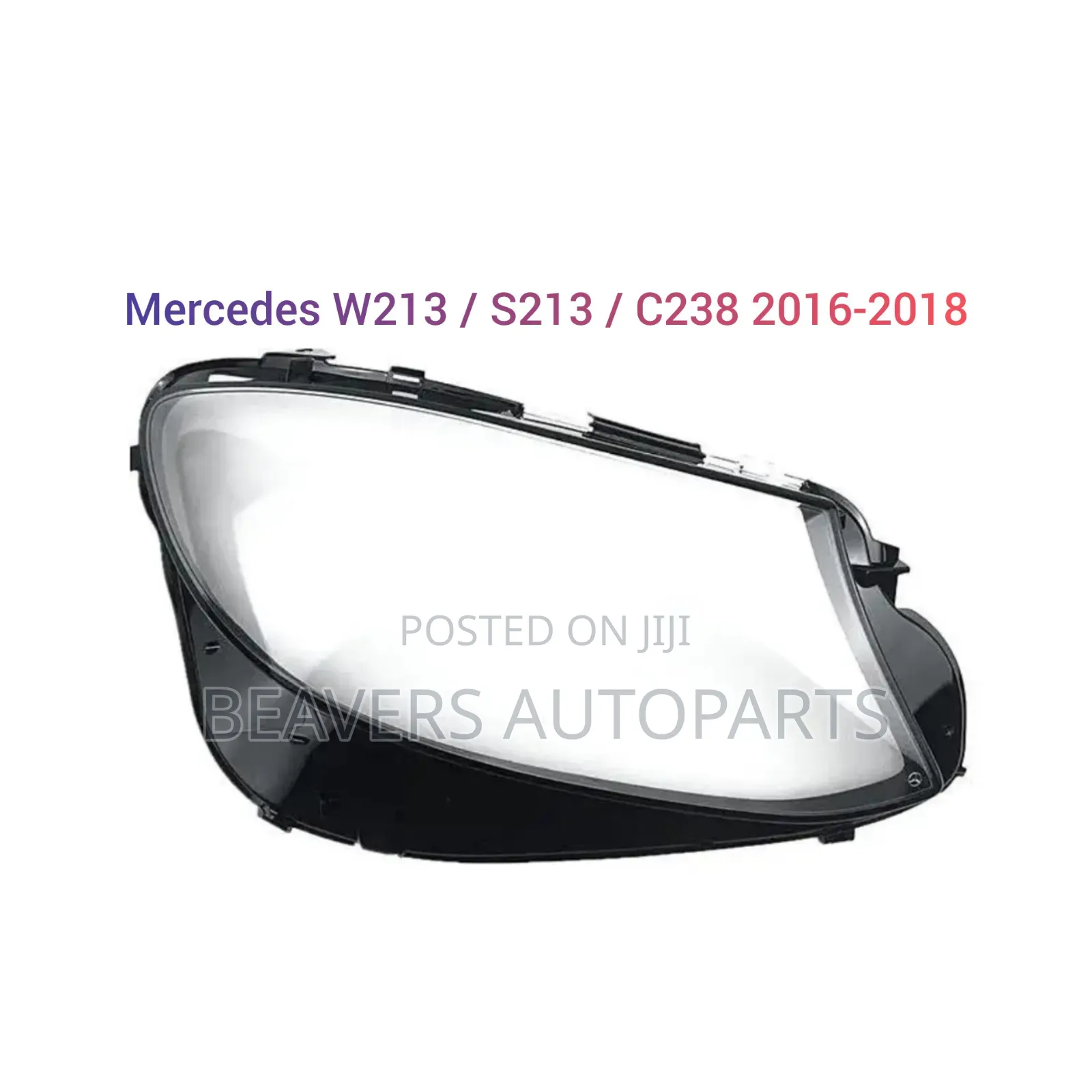 Mercedes Benz E200 / W213 / S213 /C238 2016-2018 Headlight Lens Cover