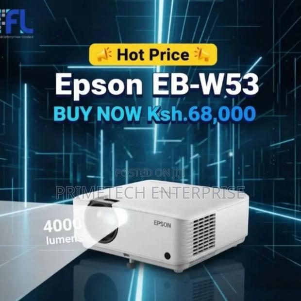 Epson Projector Eb-W53 4000lumens