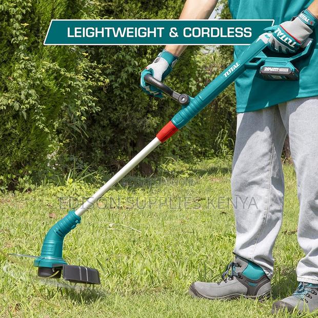 Total Cordless Grass Trimmer Battery Brush Cutter String Grass