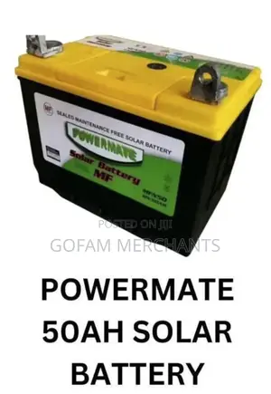Powermater 50 Ah Sealed Maintenance Free Solar Battery