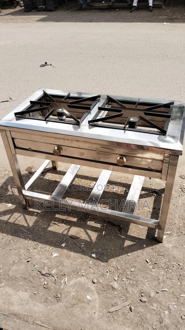 Stainless Two Burner Gas Grill Jikos - thumbnail 2