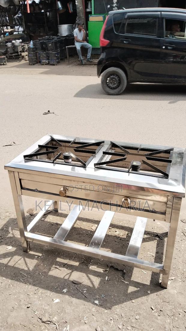 Stainless Two Burner Gas Grill Jikos - thumbnail 3