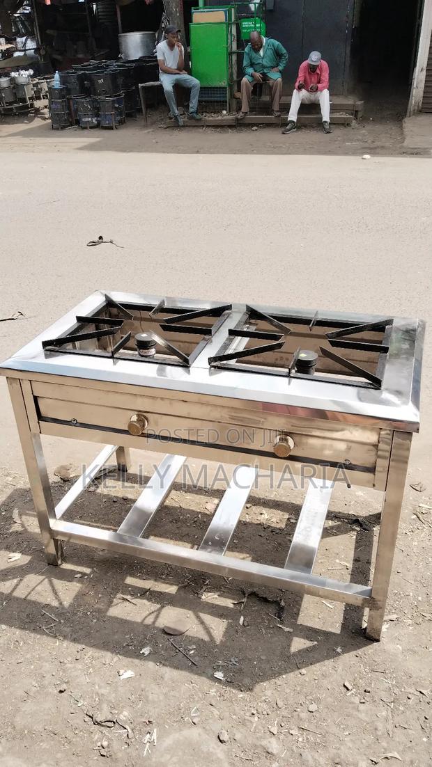 Stainless Two Burner Gas Grill Jikos - thumbnail 4