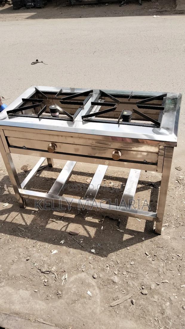 Stainless Two Burner Gas Grill Jikos - thumbnail 5