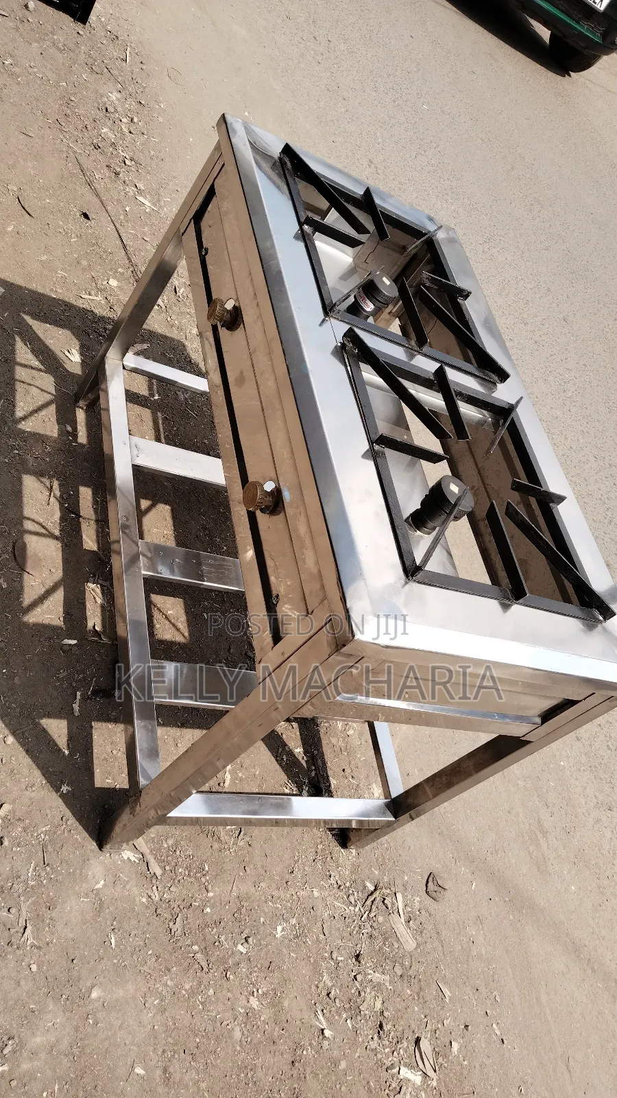Stainless Two Burner Gas Grill Jikos