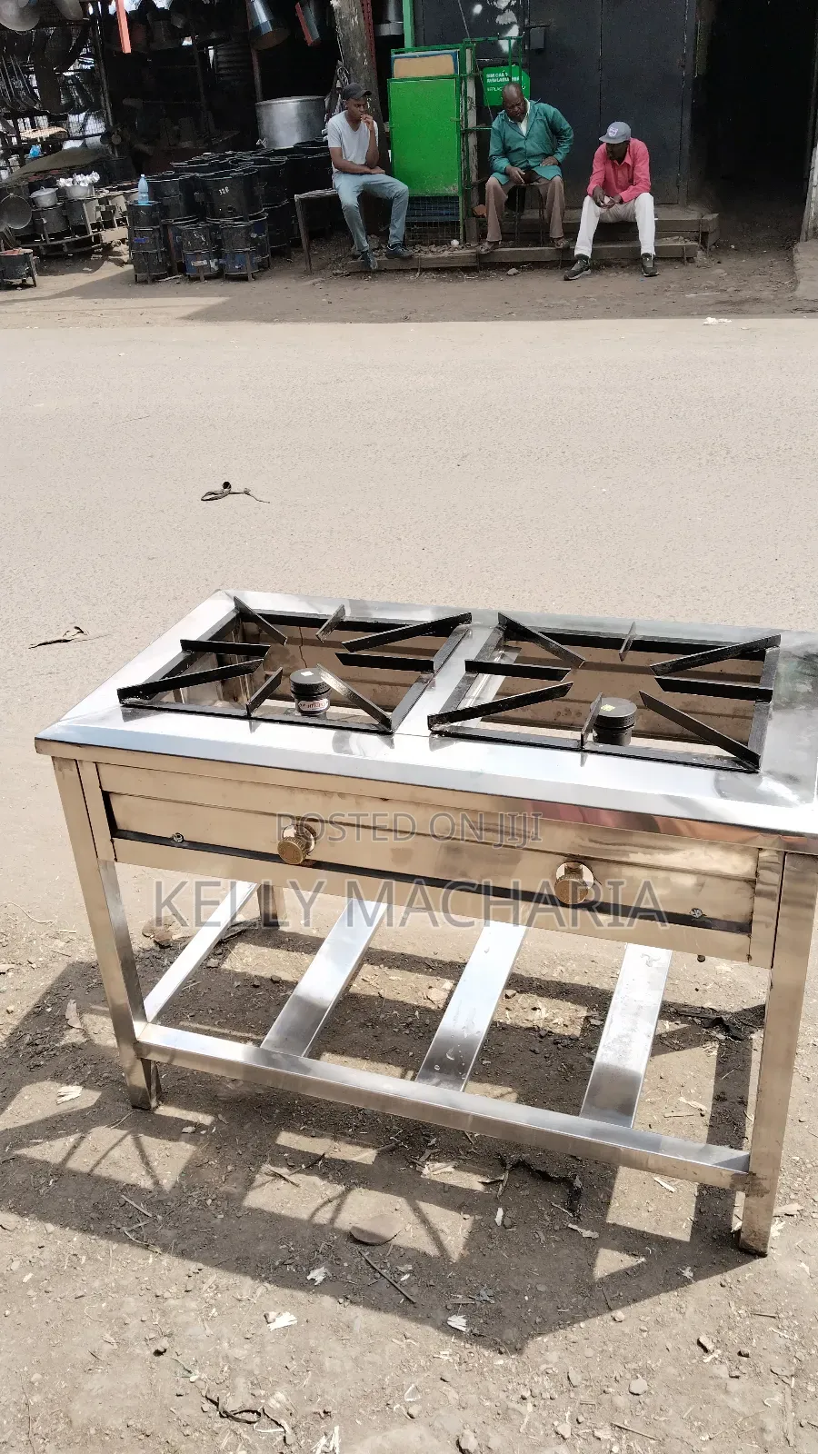 Stainless Two Burner Gas Grill Jikos
