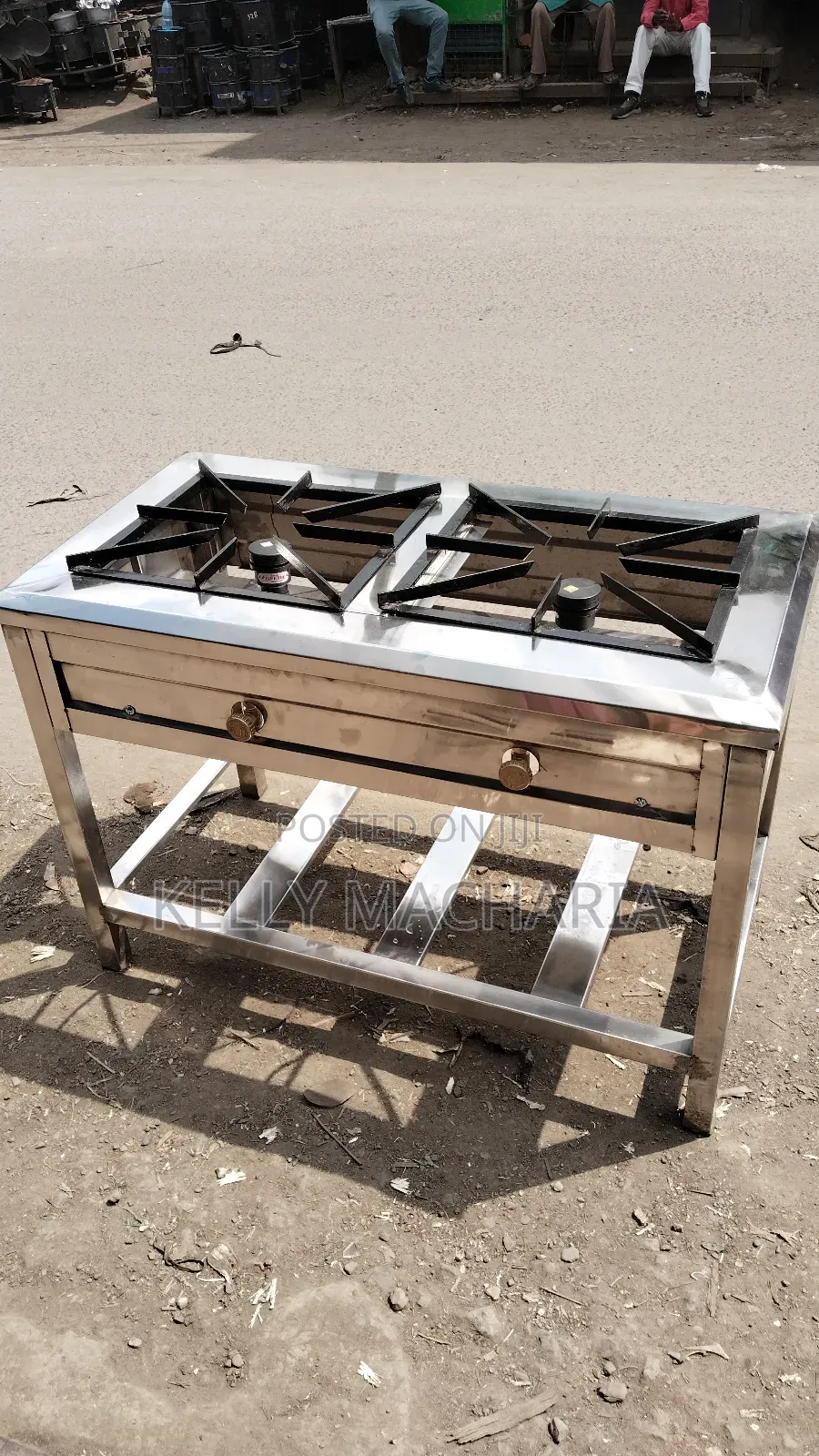 Stainless Two Burner Gas Grill Jikos