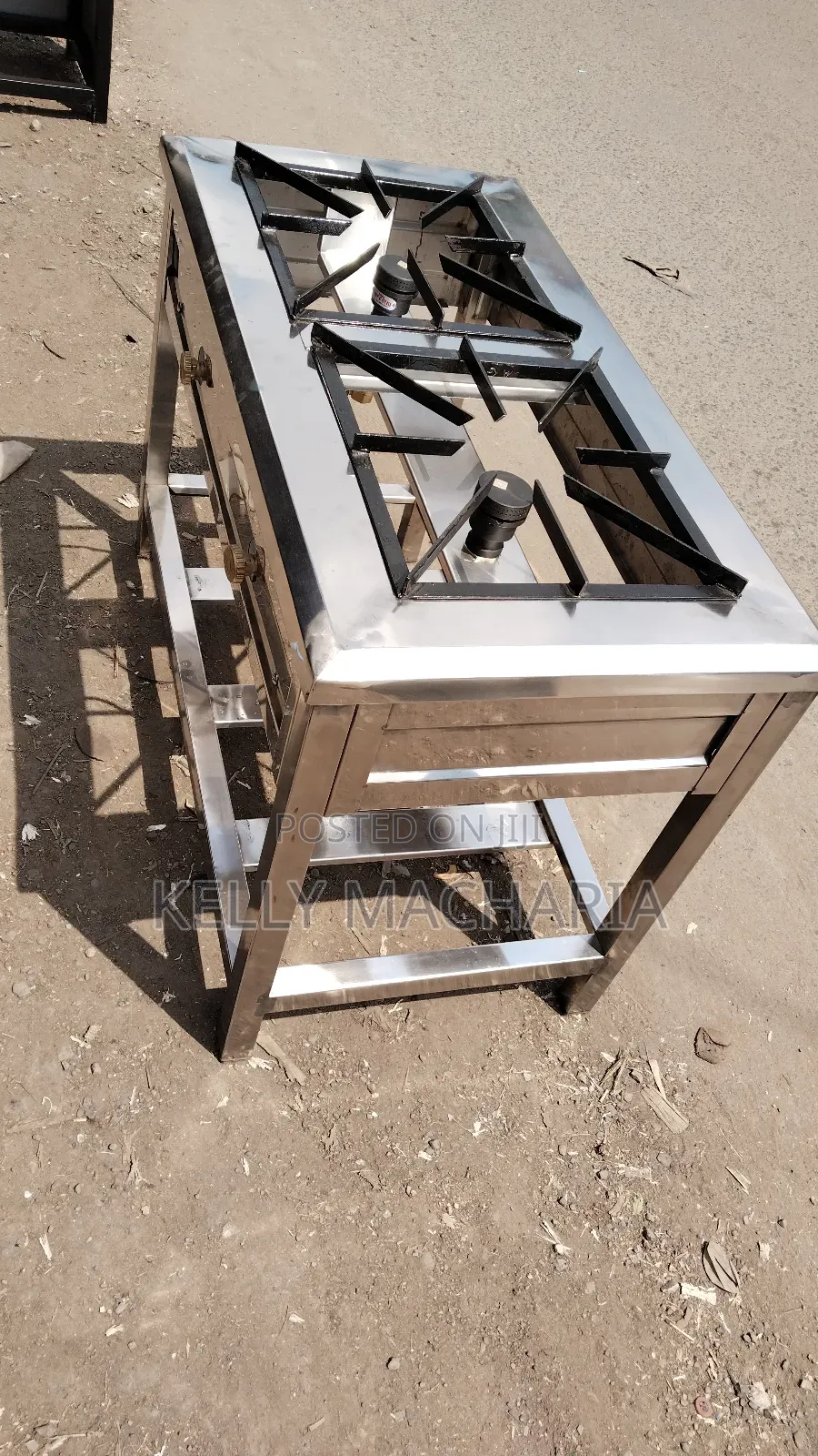 Stainless Two Burner Gas Grill Jikos