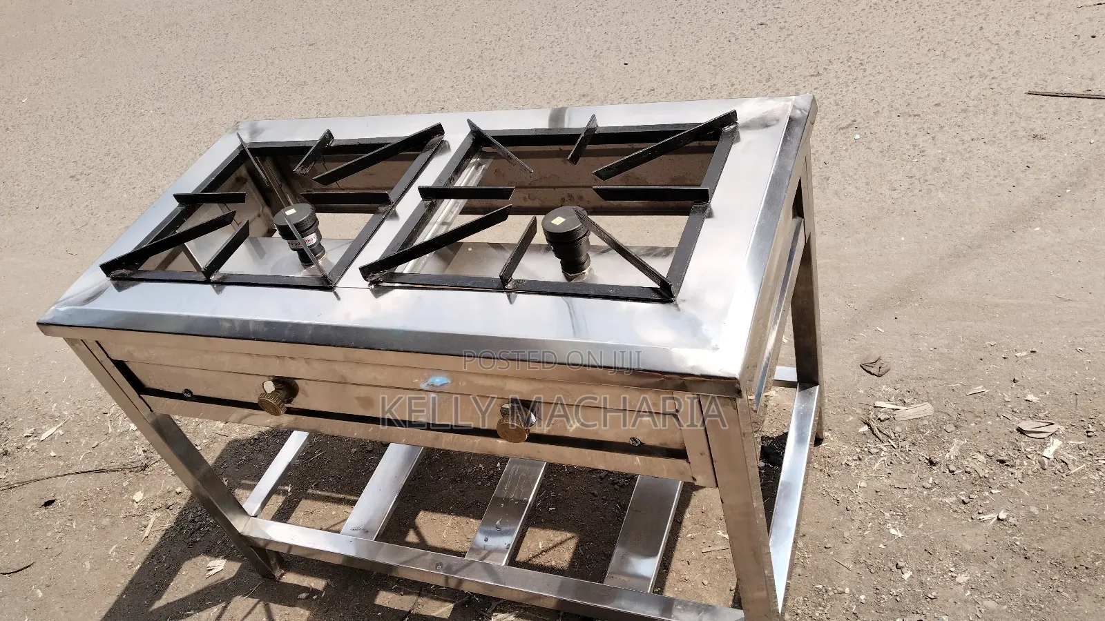 Stainless Two Burner Gas Grill Jikos