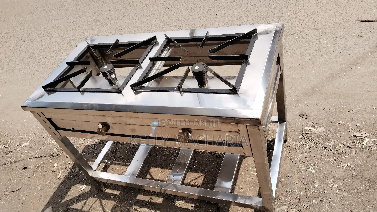 Stainless Two Burner Gas Grill Jikos
